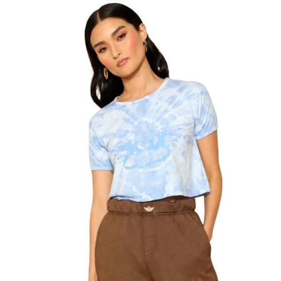 Boys Lie Lady Butterfly Tie Dye Tee - Size Large - Picture 1 of 9